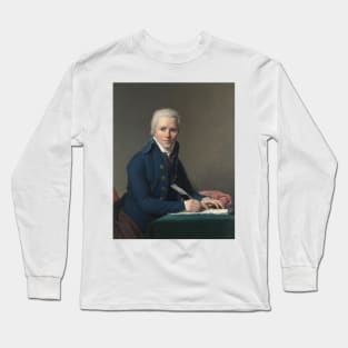 Portrait of Jacobus Blauw by Jacques-Louis David Long Sleeve T-Shirt